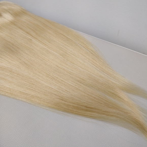 Single-Donor Blonde 613 Frontal Human Hair - 18\